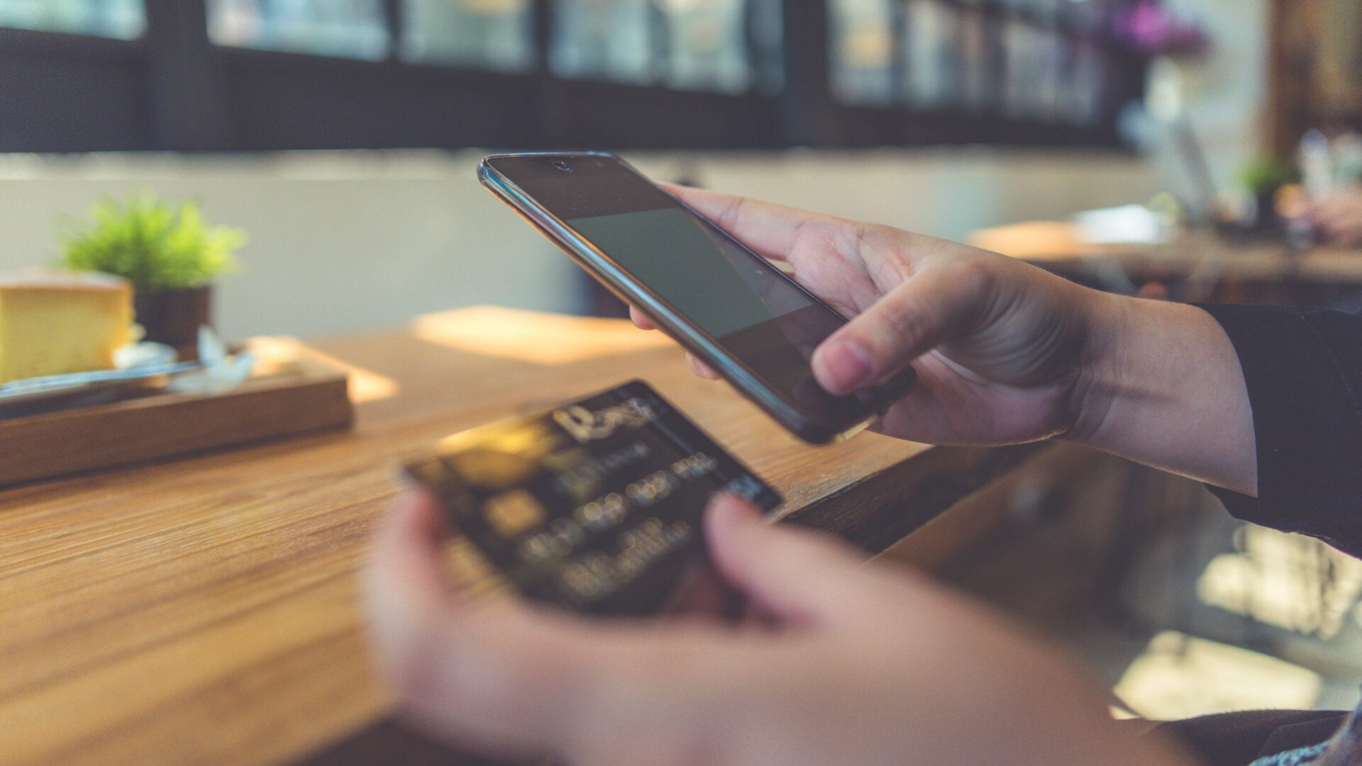 Consumer Making Online Purchase