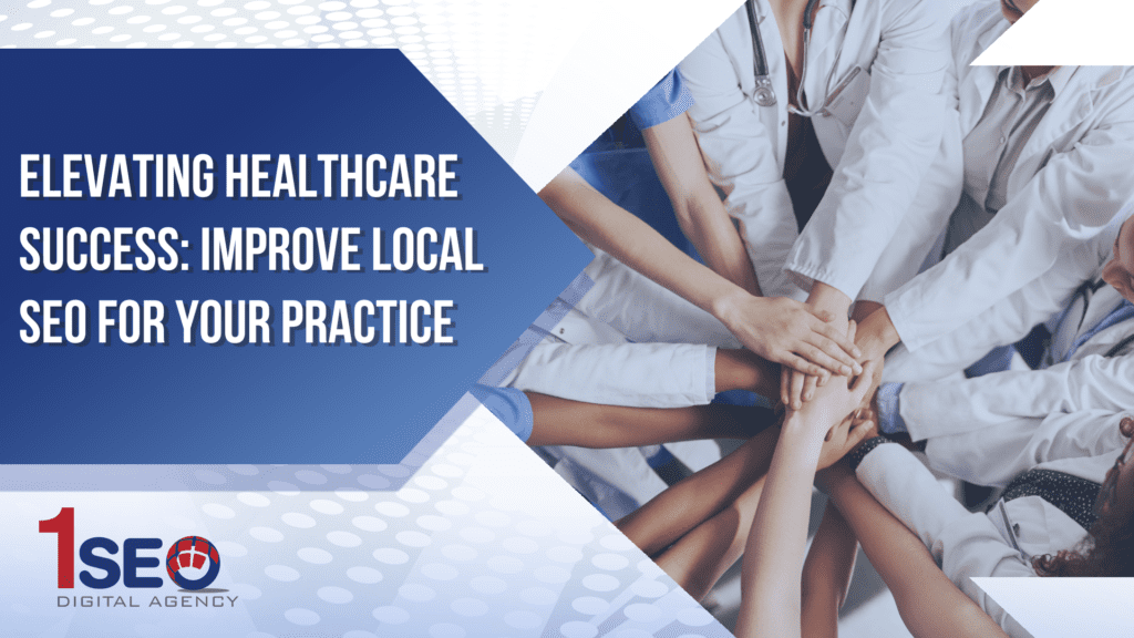 Healthcare professionals uniting as a team to improve local SEO success for medical practices and health & wellness clinics, featured in a digital marketing campaign by 1SEO Digital Agency.
